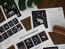Load image into Gallery viewer, 2026 Block Printed Calendar