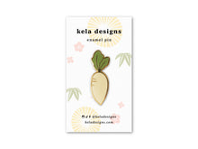 Load image into Gallery viewer, Daikon Radish Enamel Pin