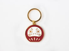 Load image into Gallery viewer, Daruma Metal Keychain