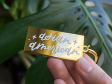 Load image into Gallery viewer, Asian American Metal Keychain