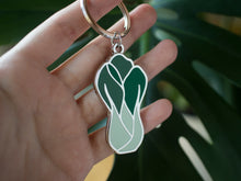 Load image into Gallery viewer, Bok Choy Metal Keychain