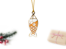 Load image into Gallery viewer, Orange Koinobori Ornament