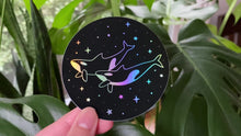 Load and play video in Gallery viewer, Holographic Orca Whale Sticker