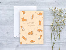 Load image into Gallery viewer, Cute Corgis to Cheer You Up Greeting Card