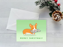 Load image into Gallery viewer, Corgi Christmas Mixed Greeting Card Set