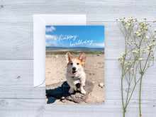 Load image into Gallery viewer, Louie Collection: Happy Birthday Beach Greeting Card