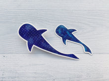 Load image into Gallery viewer, Baby Whale Shark Vinyl Sticker