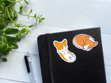Load image into Gallery viewer, Belly Rubs Corgi Vinyl Sticker