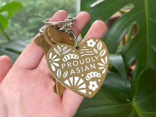 Load image into Gallery viewer, Proudly Asian Metal Keychain