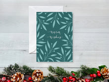Load image into Gallery viewer, Holiday Leaves & Berries Greeting Card Mixed Set