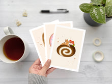 Load image into Gallery viewer, Corgi Desserts Mixed Greeting Card Set