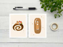 Load image into Gallery viewer, Corgi Desserts Mixed Greeting Card Set