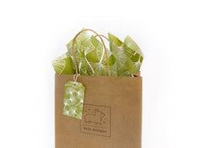 Load image into Gallery viewer, Green Ginkgo Gift Tag Set