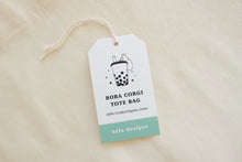 Load image into Gallery viewer, Bubble Tea Boba Corgi Tote Bag
