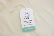 Load image into Gallery viewer, Bubble Tea Boba Corgi Tote Bag