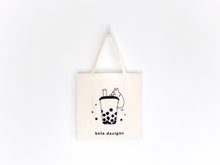 Load image into Gallery viewer, Bubble Tea Boba Corgi Tote Bag