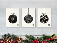 Load image into Gallery viewer, Block-Printed Ornaments Mixed Greeting Card Set