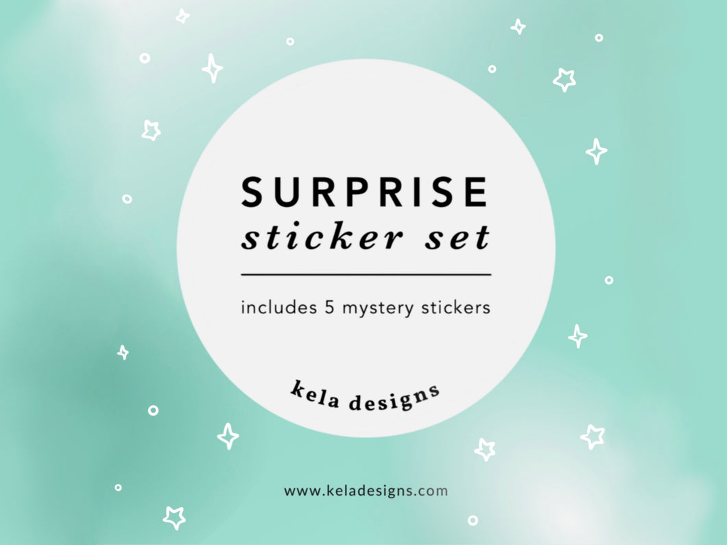 5 for 5 Surprise Sticker Bundle