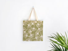 Load image into Gallery viewer, Green Ginkgo Leaves Tote Bag