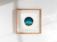 Load image into Gallery viewer, Starry Night Forest Art Print