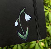 Load image into Gallery viewer, Snowdrop Clear Vinyl Sticker