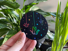 Load image into Gallery viewer, Holographic Cranes & Stars Vinyl Sticker