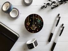 Load image into Gallery viewer, Holographic Cranes & Stars Vinyl Sticker