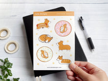 Load image into Gallery viewer, Corgi Love Vinyl Sticker Sheet