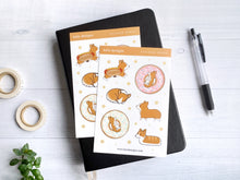 Load image into Gallery viewer, Corgi Love Vinyl Sticker Sheet