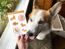 Load image into Gallery viewer, Corgi Love Vinyl Sticker Sheet