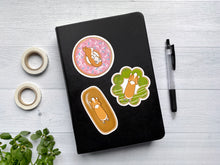 Load image into Gallery viewer, Corgi Dessert Sticker Set