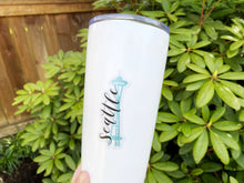 Load image into Gallery viewer, Clear Seattle Space Needle Vinyl Sticker