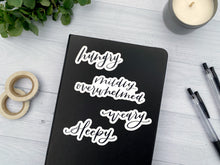 Load image into Gallery viewer, Mildly Overwhelmed Vinyl Sticker