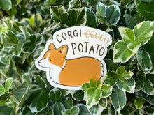 Load image into Gallery viewer, Corgi Couch Potato Vinyl Sticker