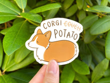 Load image into Gallery viewer, Corgi Couch Potato Vinyl Sticker