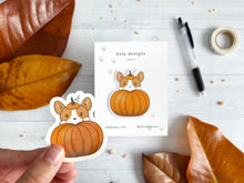 Load image into Gallery viewer, Halloween Corgi Trio Vinyl Sticker Set
