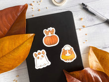 Load image into Gallery viewer, Halloween Corgi Trio Vinyl Sticker Set