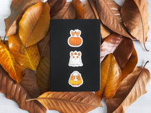 Load image into Gallery viewer, Halloween Corgi Trio Vinyl Sticker Set