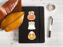 Load image into Gallery viewer, Halloween Corgi Trio Vinyl Sticker Set