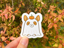 Load image into Gallery viewer, Halloween Corgi Trio Vinyl Sticker Set