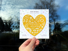 Load image into Gallery viewer, Proudly Asian Removable Window Cling