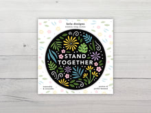 Load image into Gallery viewer, Stand Together Removable Window Cling