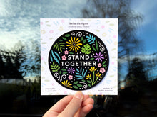 Load image into Gallery viewer, Stand Together Removable Window Cling