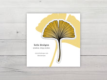 Load image into Gallery viewer, Ginkgo Leaf Removable Window Cling