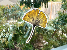 Load image into Gallery viewer, Ginkgo Leaf Removable Window Cling
