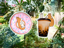 Load image into Gallery viewer, Bubble Tea Boba Corgi Window Cling