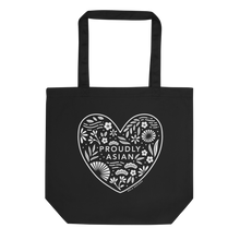 Load image into Gallery viewer, Proudly Asian Black Tote Bag