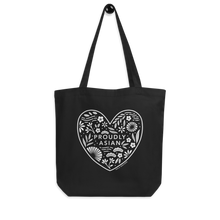 Load image into Gallery viewer, Proudly Asian Black Tote Bag