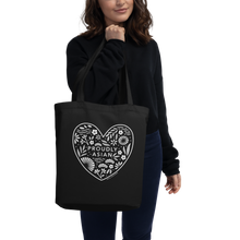 Load image into Gallery viewer, Proudly Asian Black Tote Bag
