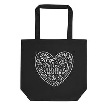 Load image into Gallery viewer, Black Lives Matter Black Tote Bag